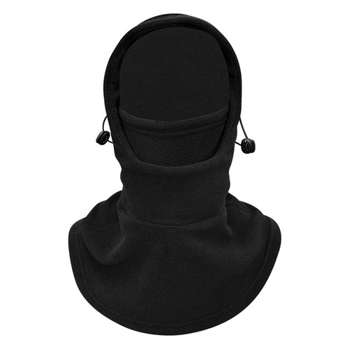 New winter outdoor riding windproof hat to prevent cold, thickened face protection, neck scarf, CS hood, plus velvet ski warm mask