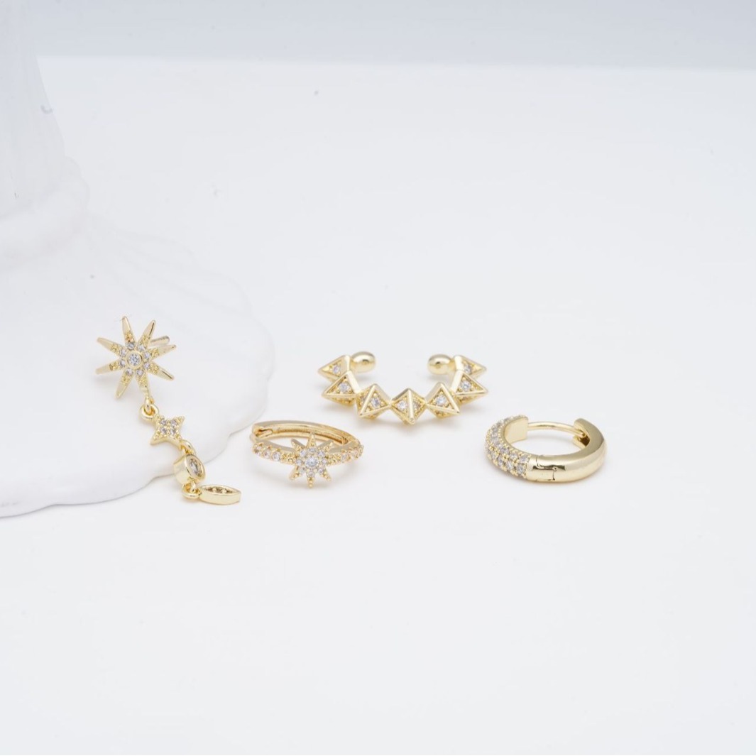 Trend geometric earrings