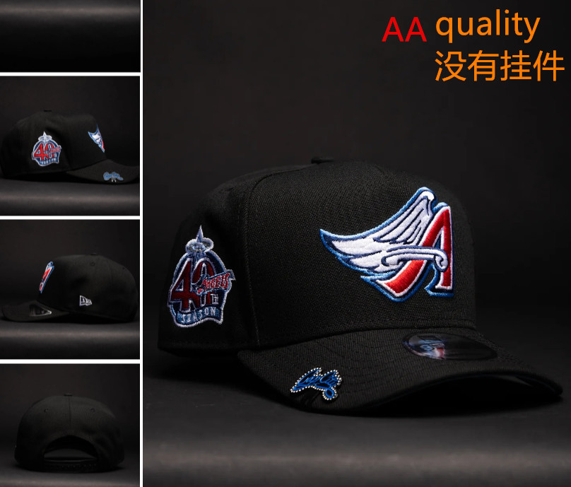 Comercio exterior transfronterizo al por mayor 2026 AA gorra de boca de pato bordado tridimensional ajustable gorra de hip-hop Yankees Dodgers