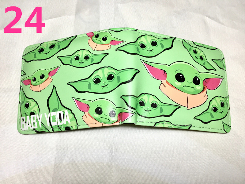 Baby Yoda maestro corto billetera Star Wars estudiante Monedero