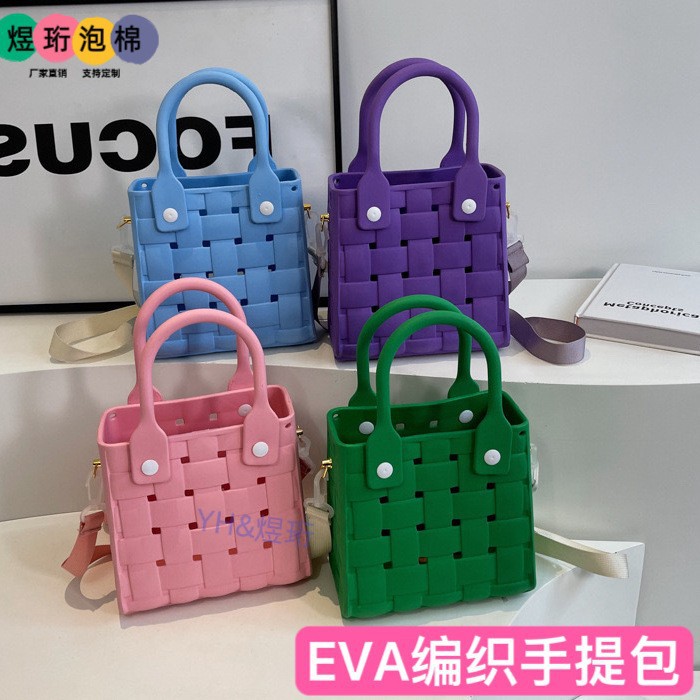 女式时尚防水EVA硅胶手提包单肩包热卖夏季Bogg沙滩包新款批发