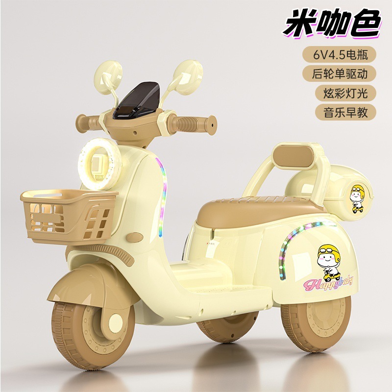 Triciclo Eléctrico Infantil con Control Remoto de Doble Asiento image 12