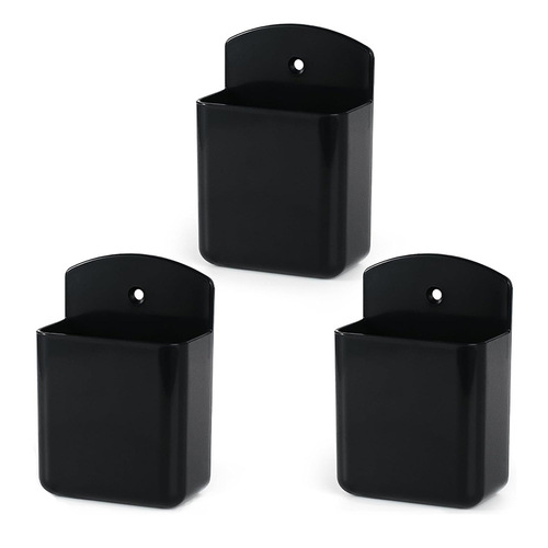 Wall-Mounted Remote Control Organizer, Study Desk Pen Holder Storage Box, Punch-Free Wall Mount, Wall Holder