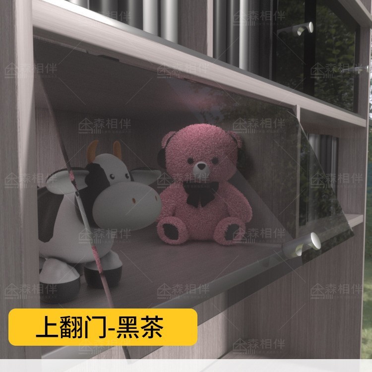 门面板亚克力玻璃打孔全屋简易小柜子加装橱柜门自装免门板|undefined