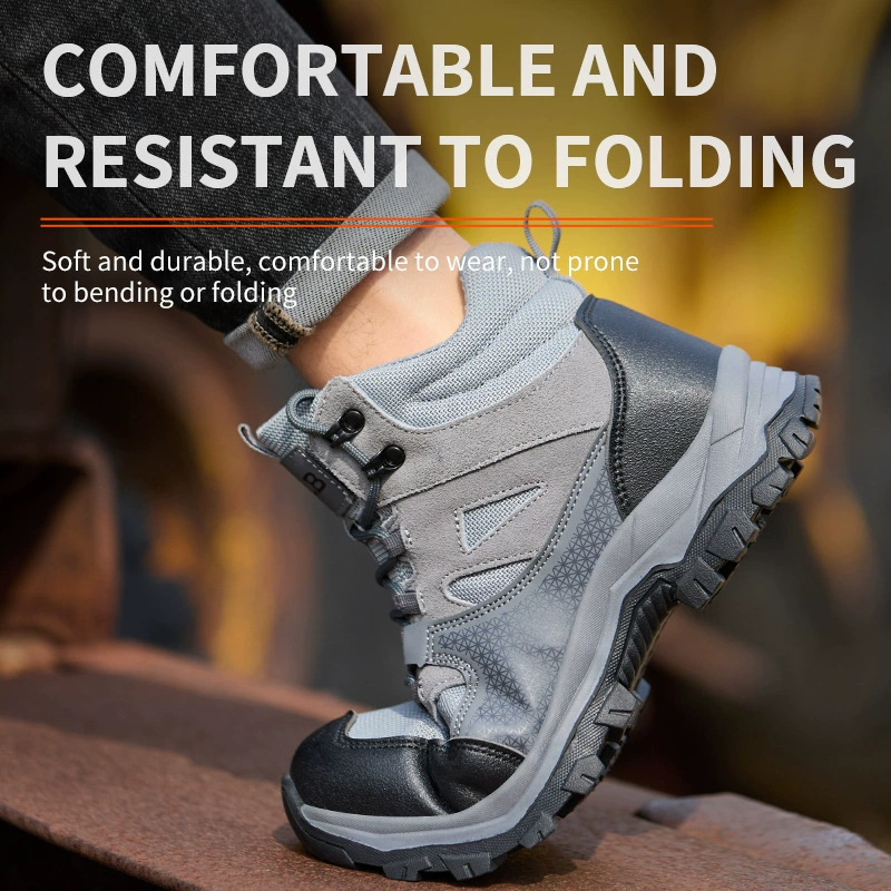 Мужская обувь по охране труда в четыре сезона удобная стальная обувь