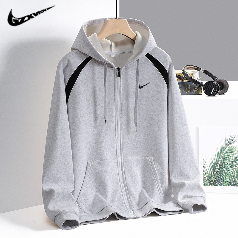 Cross-Border Men's Spring and Autumn Sports Casual Long-Sleeved Hooded Sweatshirt Men's Casual Hooded Pullover Bottoming Shirt Men's Cotton Sweatshirt