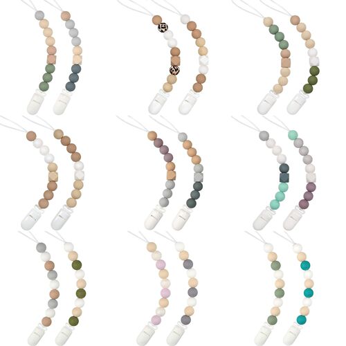 Amazon pacifier prevents the chain from falling off. Children's comfort teether prevents the chain from falling off. Teething silicone pacifier lanyard prevents the chain from falling off.