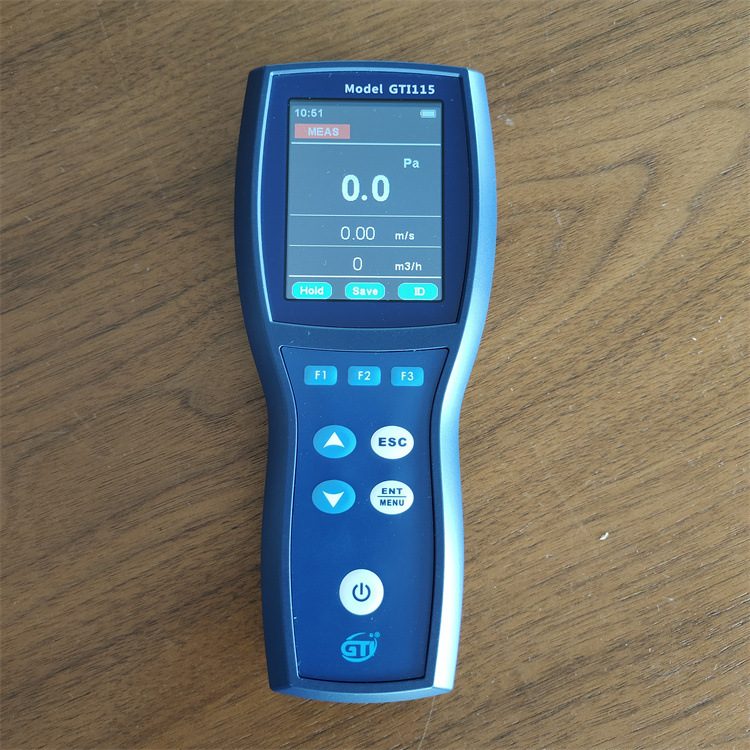GTI手手持式差压表GTI 115 手持式数字微压计测量差压和静压风速