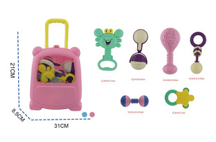 Newborn Baby Hand Rattle Toy 0-1 Year Old Baby Educational Early Education Grasping Chewable Teether UL 198409