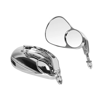 Suitable for Harley Xl883 Motorcycle rearview mirror - split-103-mirror-electroplated
