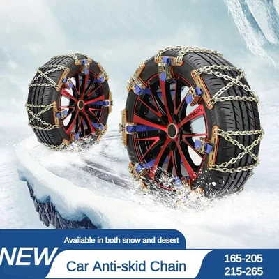 for Snow and Mud, Direct Sales – Tire snow chain - standard-8-pack-225-285