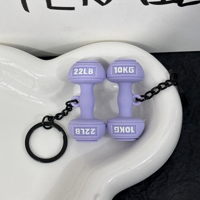 トレンドフィットネスシリーズのキーホルダー部品ミニバーベルのコップのペンダント|undefined