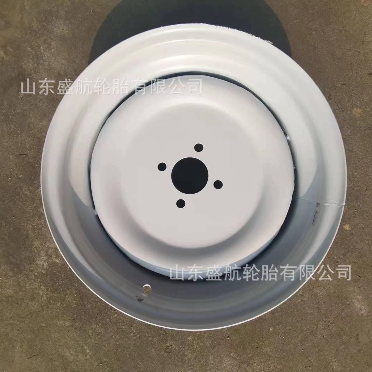 农用拖拉机标准轮毂7.50-16稳定耐用高承重 加厚四孔750-16钢圈