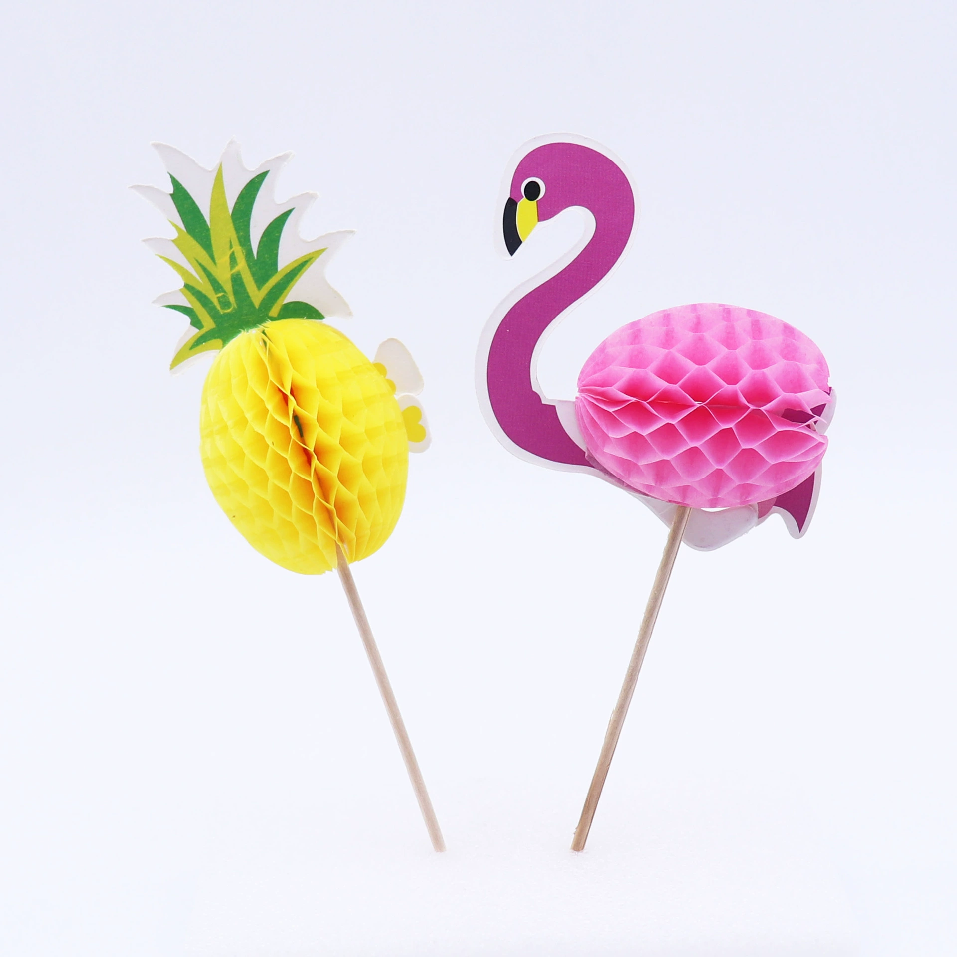 Creative honeycomb ball pineapple fruit visa fire bird dental visa, baking instead craft cake decoration account