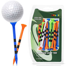 跨境热卖高尔夫球钉83mm塑料球钉厂家批发低阻力Golf tee源头厂家