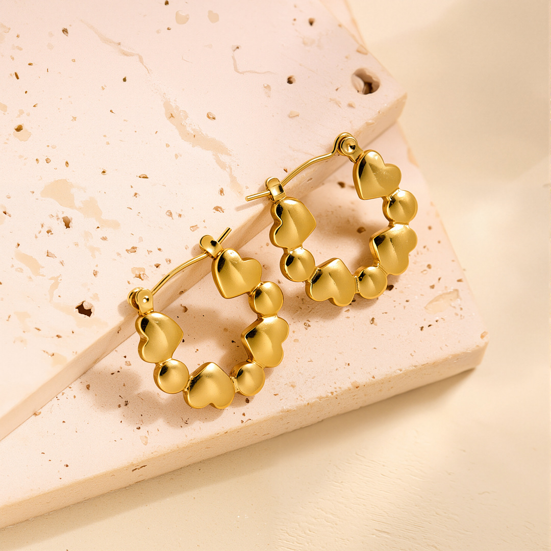 Eh100 earrings gold
