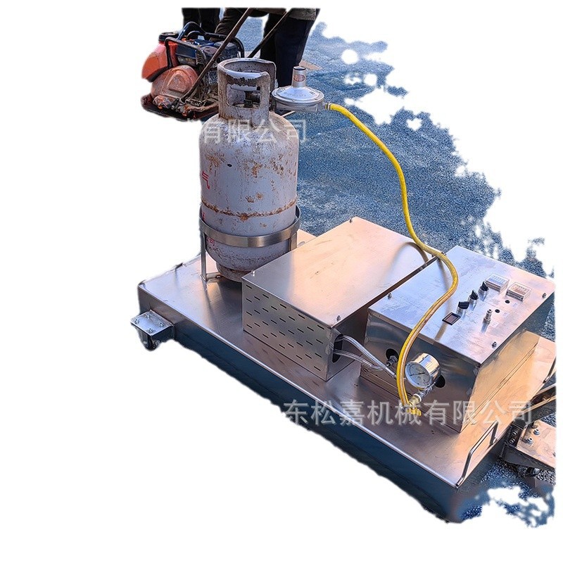máquina de reparación de juntas de asfalto de pavimento de asfalto placa de calentamiento infrarrojo máquina de fusión en caliente de carretera