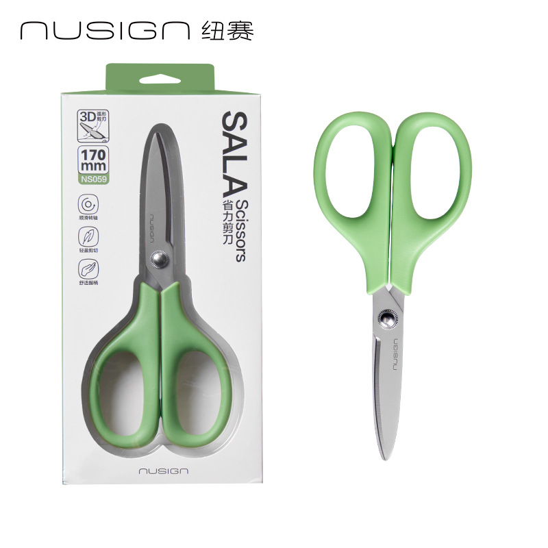 NS058 / NS059 tijeras de oficina hechas a mano tijeras de arte portátiles para estudiantes tijeras de mano
