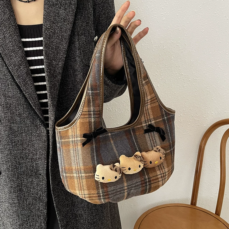 Demi-season shoulder bag, handheld one-shoulder bag