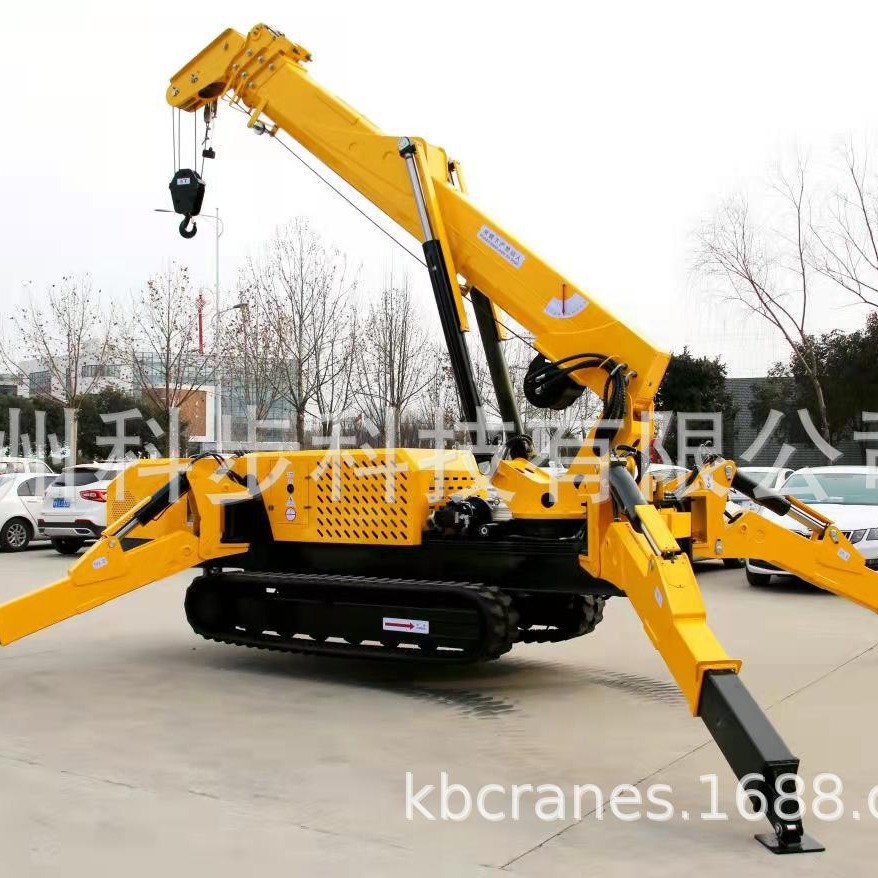 8吨蓄电池起重机 8吨纯电动新能源起重机 8吨蜘蛛式履带起重机