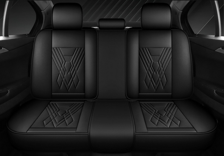 2025 New Model Full-Cover Integrated Leather/Ice Silk All-Season Universal Car Seat Cushion
