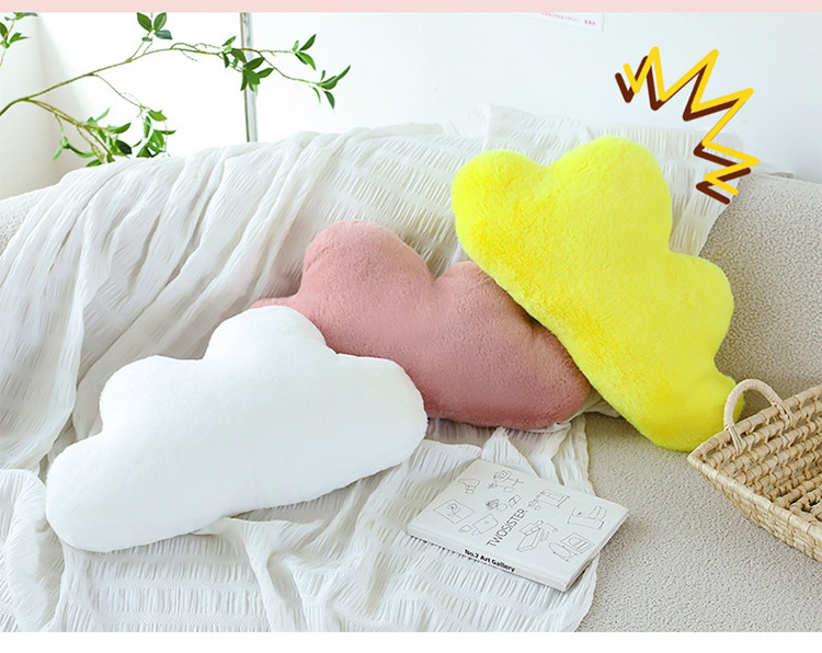 Ins-Style Nordic Home Cloud Pillow, Girly Gift, Star and Moon Bay Window Doll Cushion, Nap Pillow