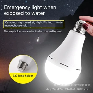 e27螺口应急球泡b22卡口充电灯泡单双电池可拆卸停电手握遇水即亮