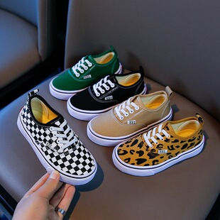Children's Canvas Shoes Fashion Sneakers 2025 New Girls Pure Color Canvas Simple Kidsren's Shoes Boys Soft Sole Casual Shoes