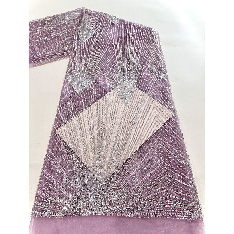 Beads lace tejido de encaje industria pesada África cuentas de burbujas tubo de cuentas lentejuelas bordado encaje vestido de novia tejido bordado