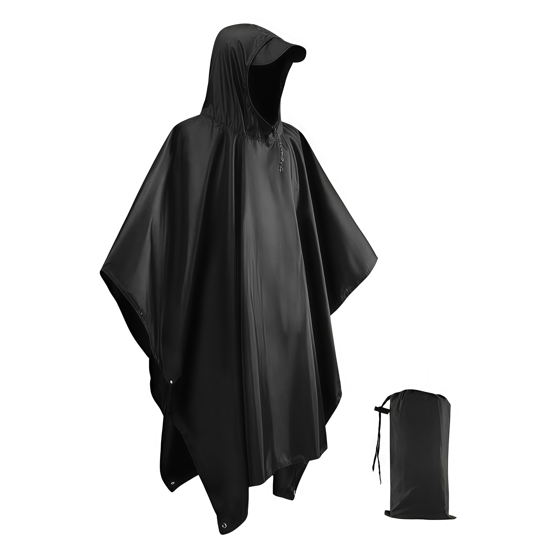 Poliéster 3 - en - 1 al aire libre chaqueta de lluvia viajar multifuncional caminata montañosa bicicleta conveniente para llevar capa chaqueta de lluvia al por mayor