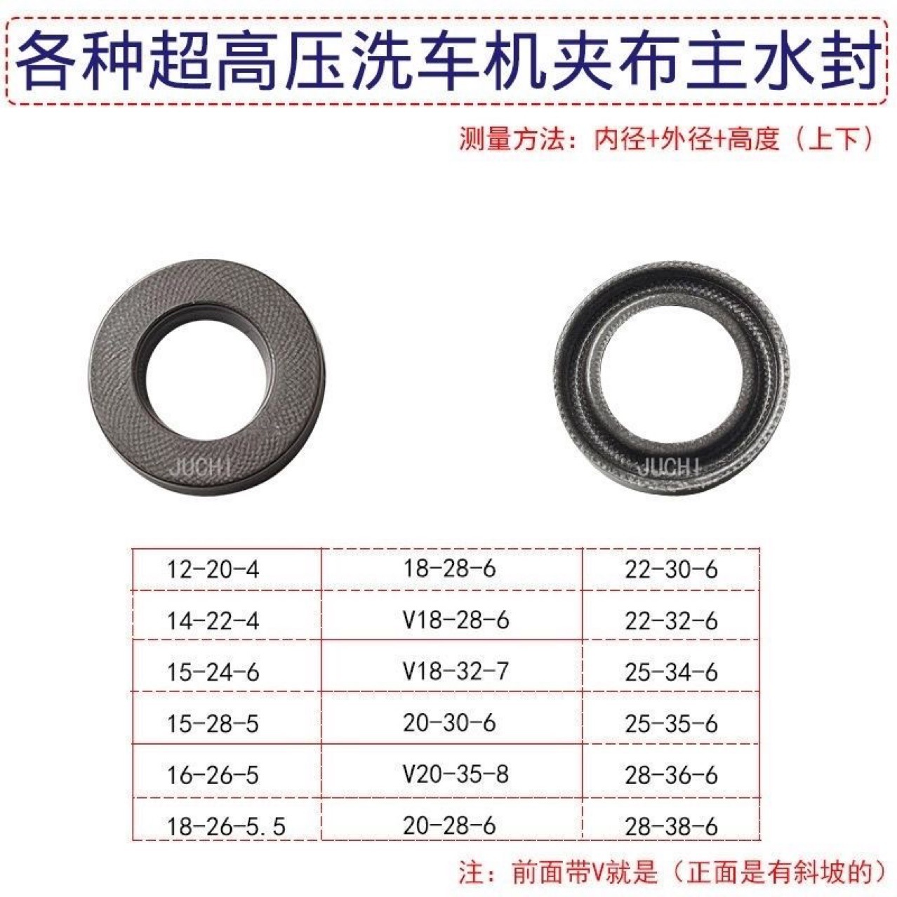 上海神龙牌超高压1018/1220/1522型清洗机配件水封油封柱塞连杆圈