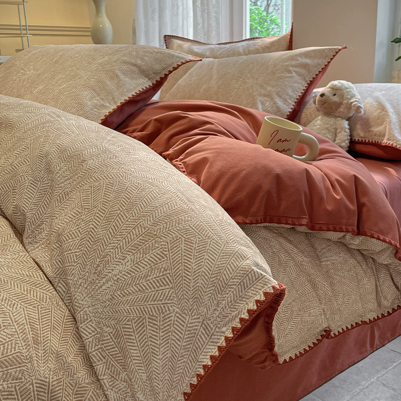 Класс A Легкий экстравагантный шлифовальный шерсть утолщенный хлопок из четырех частей