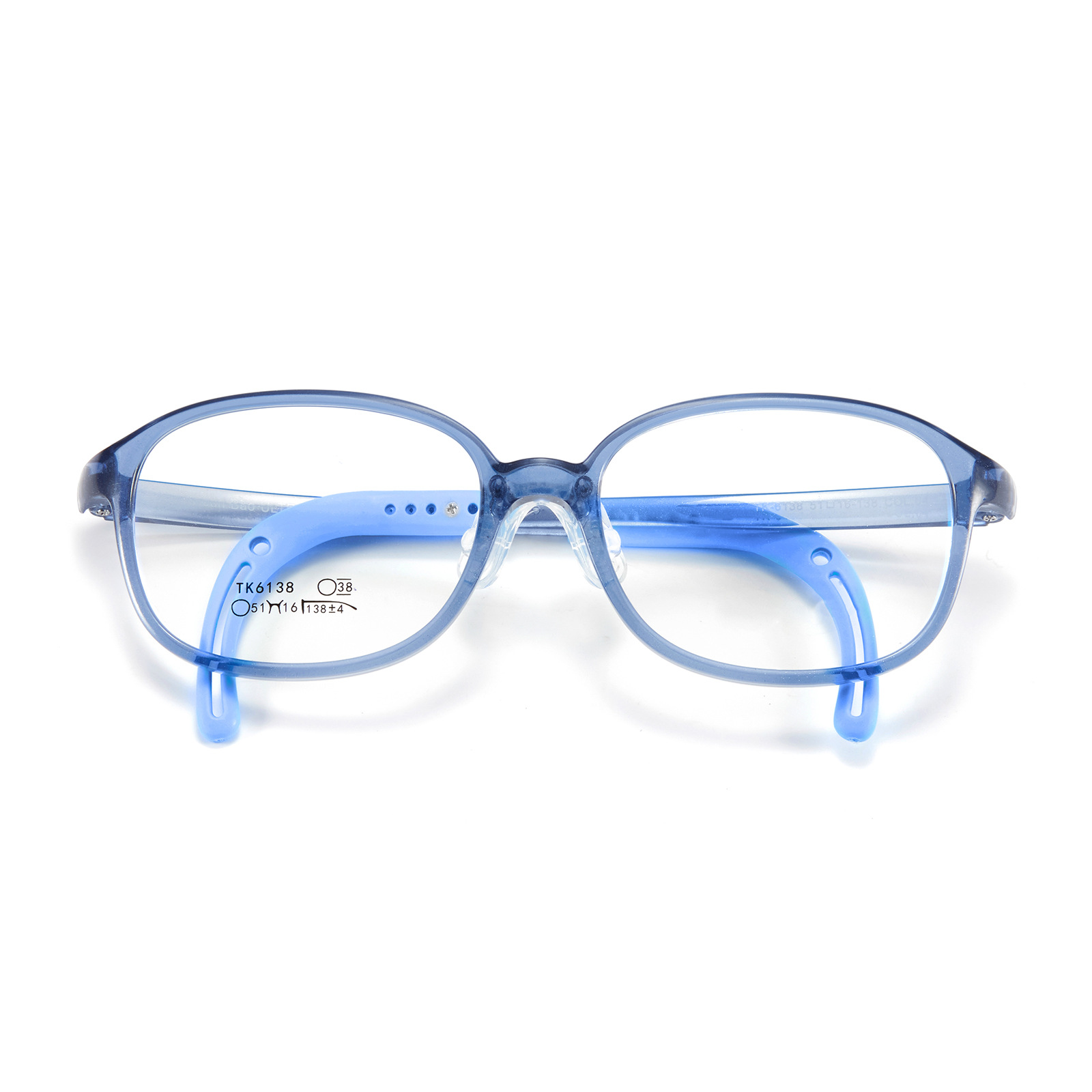 Ligero TR niños silicona suave nariz pad gafas marco ajustable gafas deportes pierna gafas cuerda puede ser equipado con grados Danyang lote