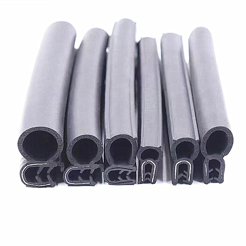 U型侧泡钢带密封条电器控制柜电箱机柜骨架胶条汽车门防撞包边条