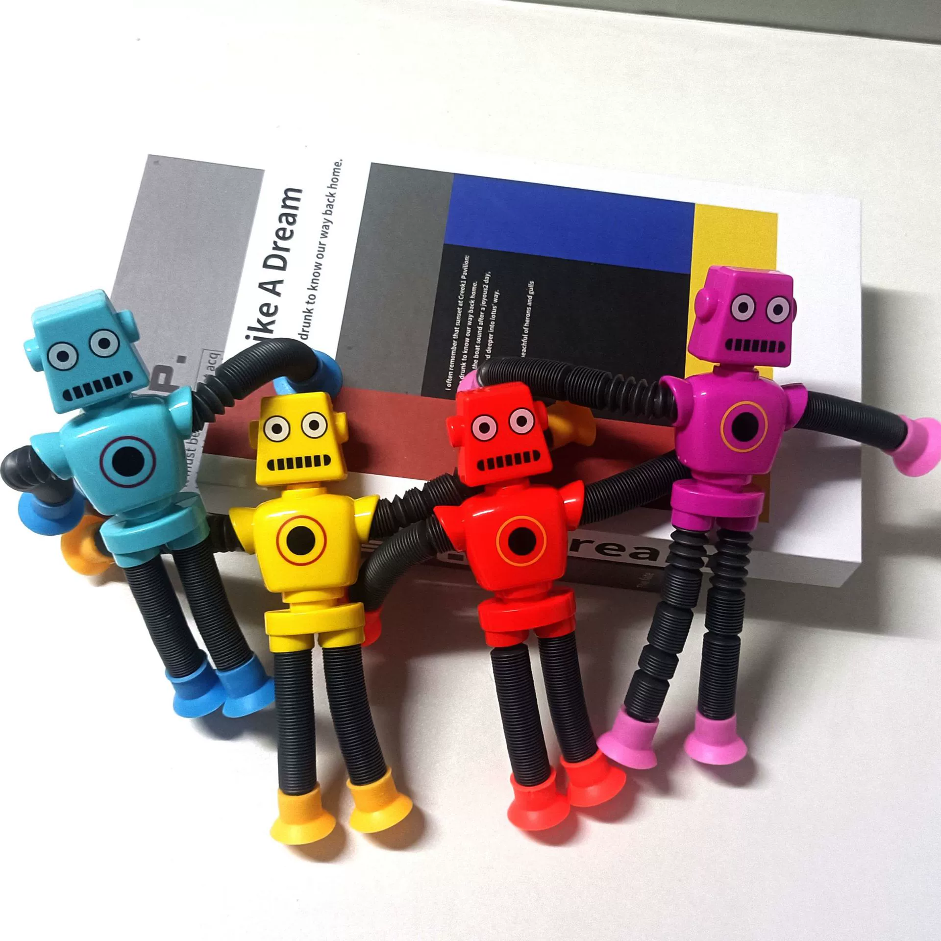 Трансграничная присоска Жираф телескопический постоянно светящийся ребенок мультфильм творческий развивающая игрушка телескопическая трубка декомпрессии