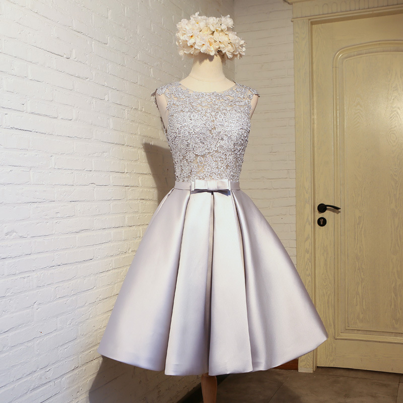 Vestidos de dama de honor estilo europeo 2026, nuevos vestidos cortos de verano ajustados para fiestas de boda, vestidos ajustados para reuniones anuales y cócteles.