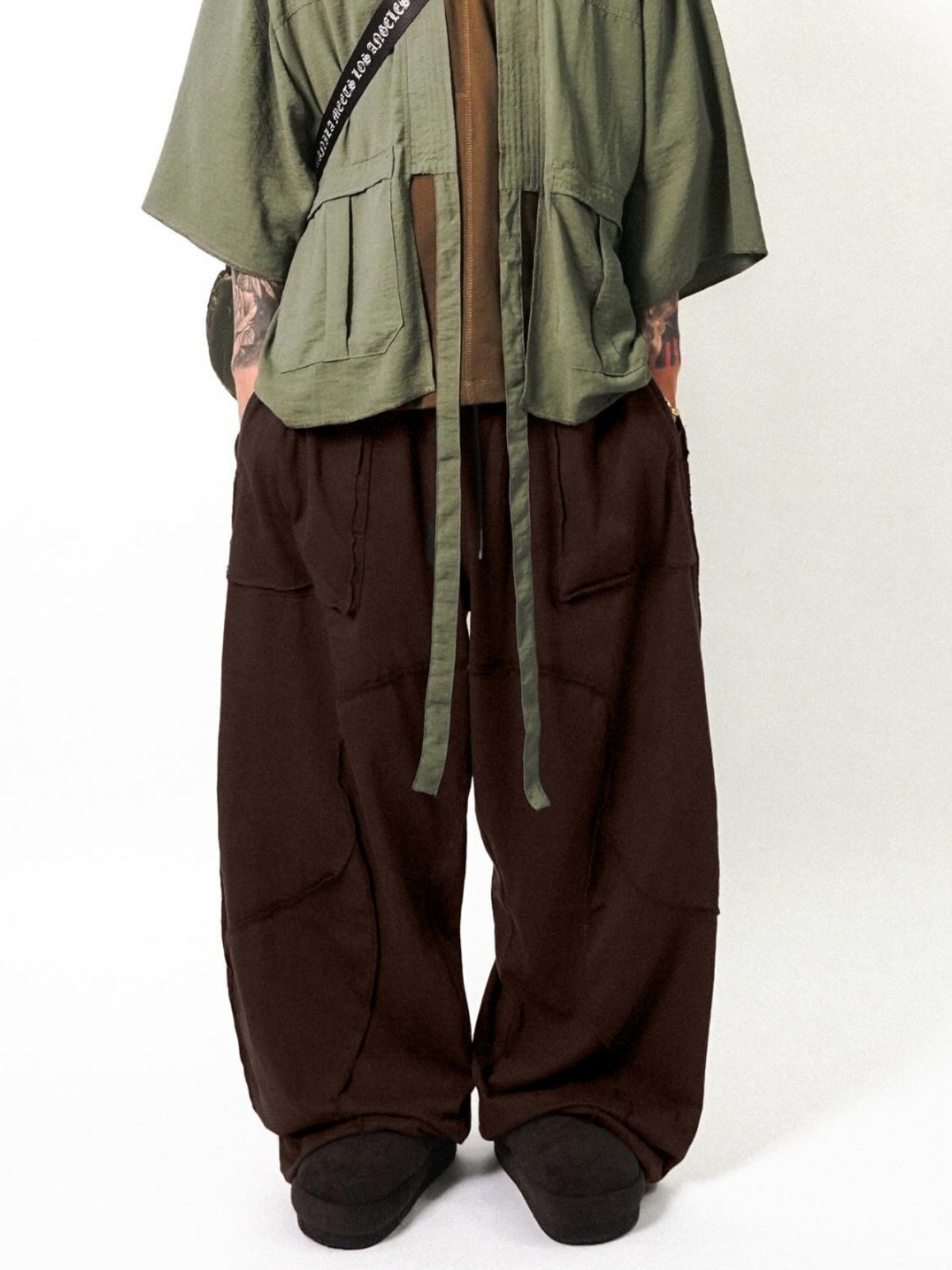 Pantalones Largos Deportivos con Empalme Retro para Hombre de Poliéster Absorbente de Humedad para Ocio y Correr