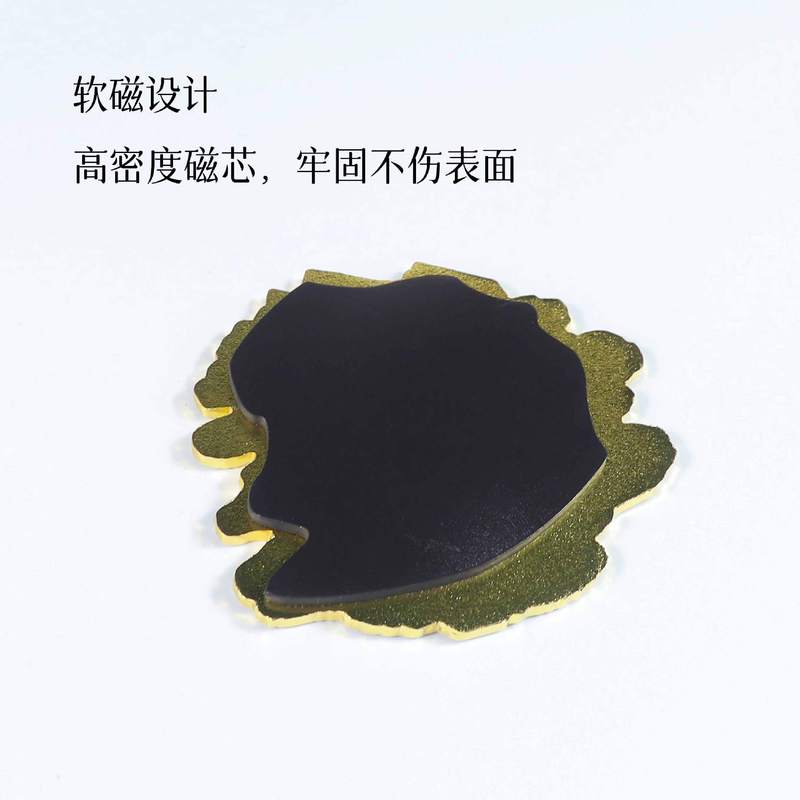 四川文创冰箱贴 新款九寨沟五彩池冰箱贴浮雕金属四川冰箱贴批发|undefined