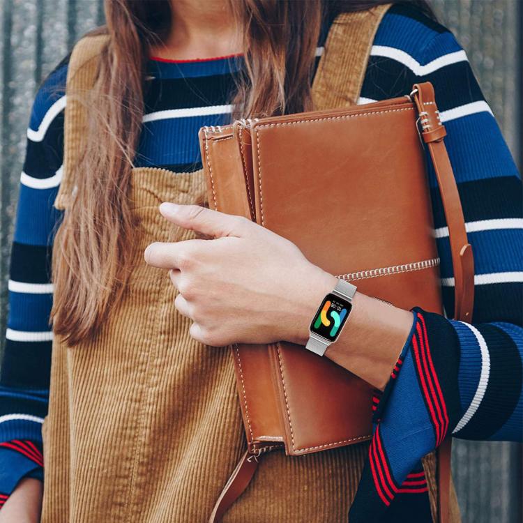 xDfind Milanice Metal Mesh Buckle Band para Samsung Galaxy Fit3 / Samsung Galaxy Watch 7 / FE