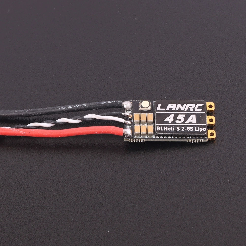 LANRC 35A 45A моделей Перекрестие машины мономер электрод 2-6s с LED светом BLHELI_S
