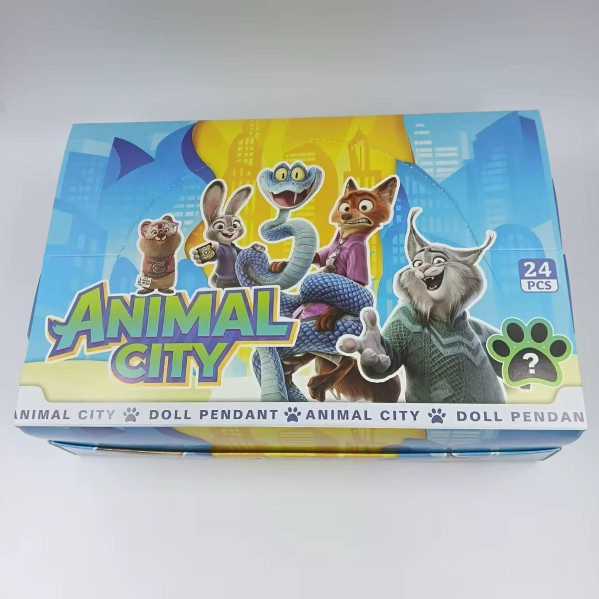 Популярные 24 коробки мягкого клея Crazy Animal City Dongdong Le слепая коробка детские образовательные игрушки украшения для учеников наградные подарки