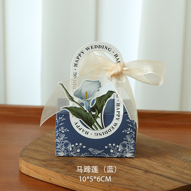 喜糖箱喜糖袋専用結婚お土産箱空箱結婚式創意花キャンディー包装|undefined