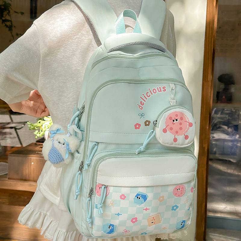 Mochila escolar de niñas de grado 3 a 6 mochila de gran capacidad 2025 mochila de viaje ligera de la escuela secundaria