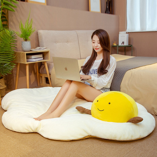 ins poached egg tatami can sit on the floor cushion cushion lazy home bedroom floor on the ground bay window thickened soft