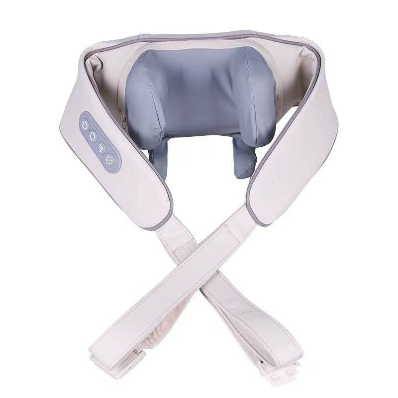 Masajeador cervical transfronterizo compresa caliente amasar el Músculo trapecio para masajear el chal, el masajeador eléctrico de hombro y cuello del cuello multifuncional image 5