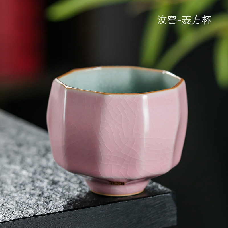 Ru 가마 가루/다이아몬드 스퀘어 컵