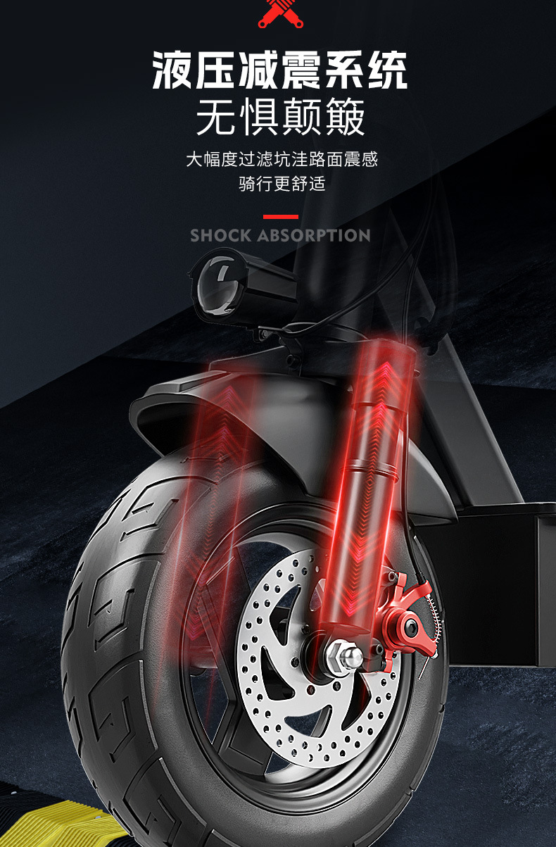 Manufacturer Wholesale Electric Scooter Lithium Battery Folding Bike Two-Wheeled Mobility Vehicle Cross-Border Export Electric Vehicle