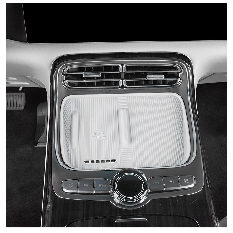 For Galaxy M9 Wireless Charging Water Cup Mat Holder Silicone Non-Slip Protection Car Interior Decoration Supplies Modified Accessory