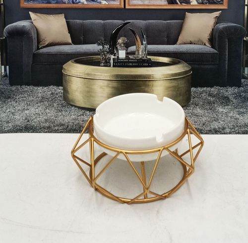 Factory direct sales iron elk ceramic ashtray creative home living room office desk decoration ornaments ashtray