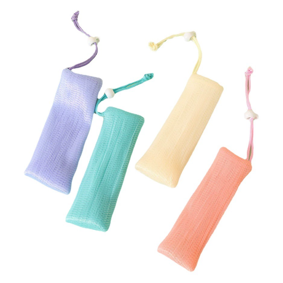 Утолщенная пенящаяся сетка для очищающего средства для лица, мыло ручной работы, пенящаяся сетка, подвесная сетка для хранения, сетка для мыла для ванны, пенящаяся сетка для мыла